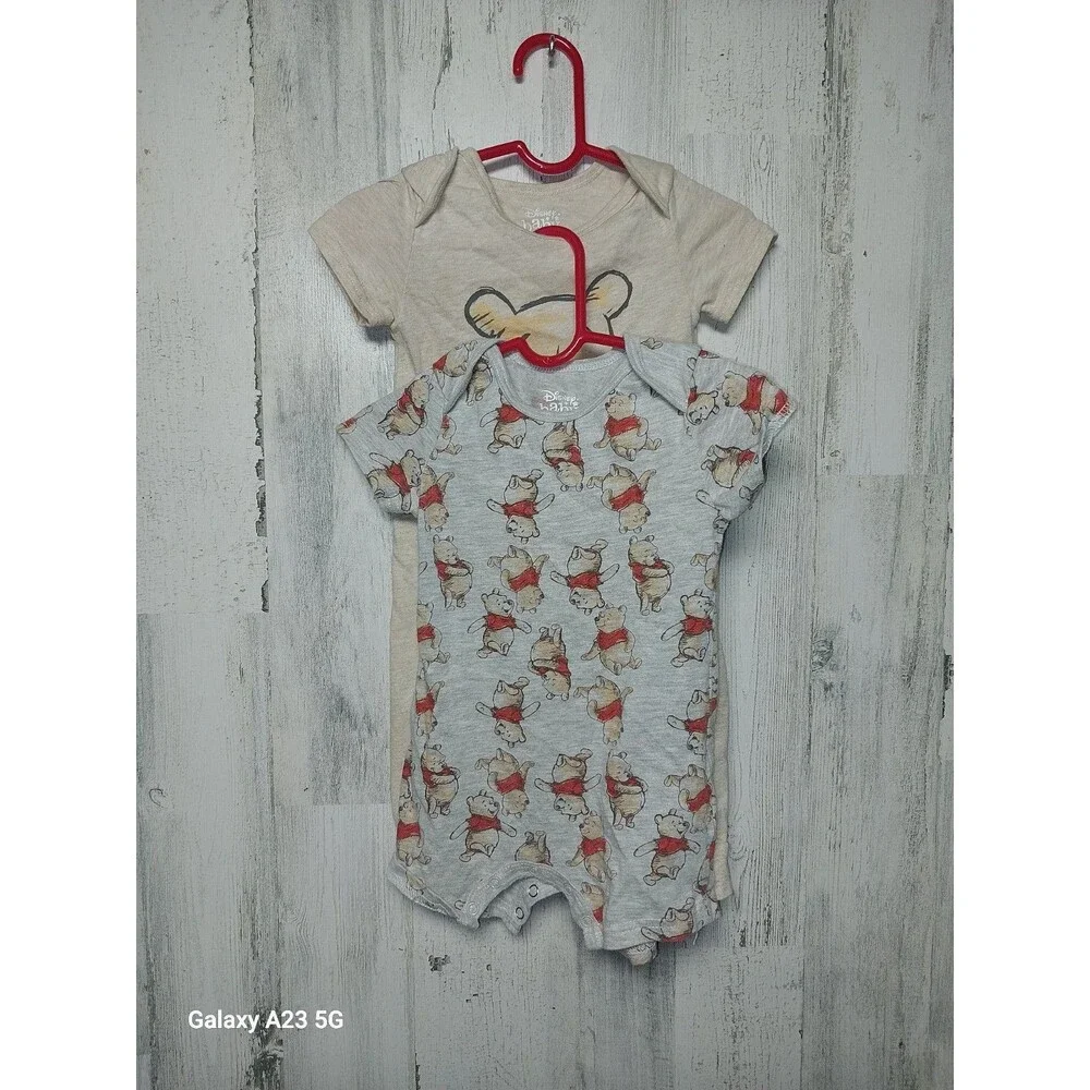Disney Baby 6-9 Months Winnie The Pooh Lot Of 2